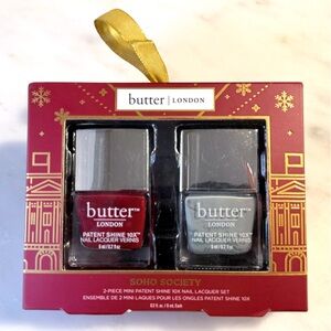 Butter London Soho Society Nail Lacquer Set - Red and Gray